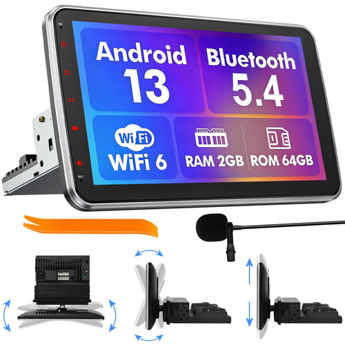 64gb 1din android - 2+64gb, 13.0
