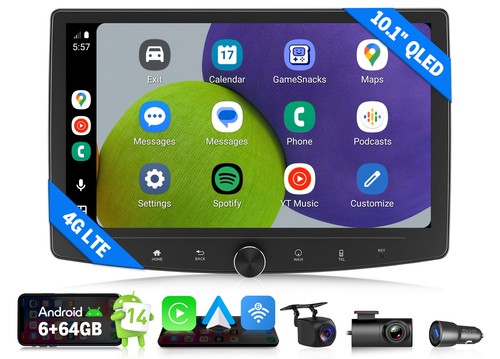 Qled autoradio android - 10,1",